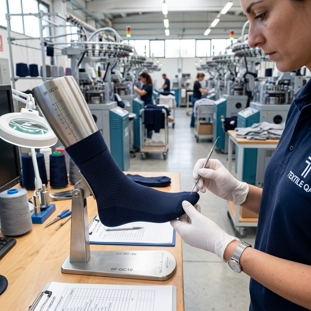 SSV Global Factory Workflow Women's Socks Sourcing Agent India | Ladies Socks Buying Agent India